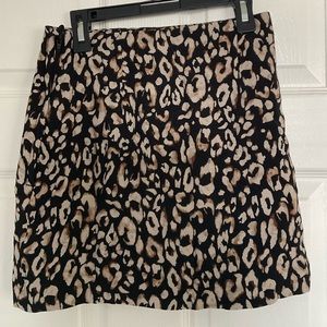 H&M Cheetah Print XS Short Skirt